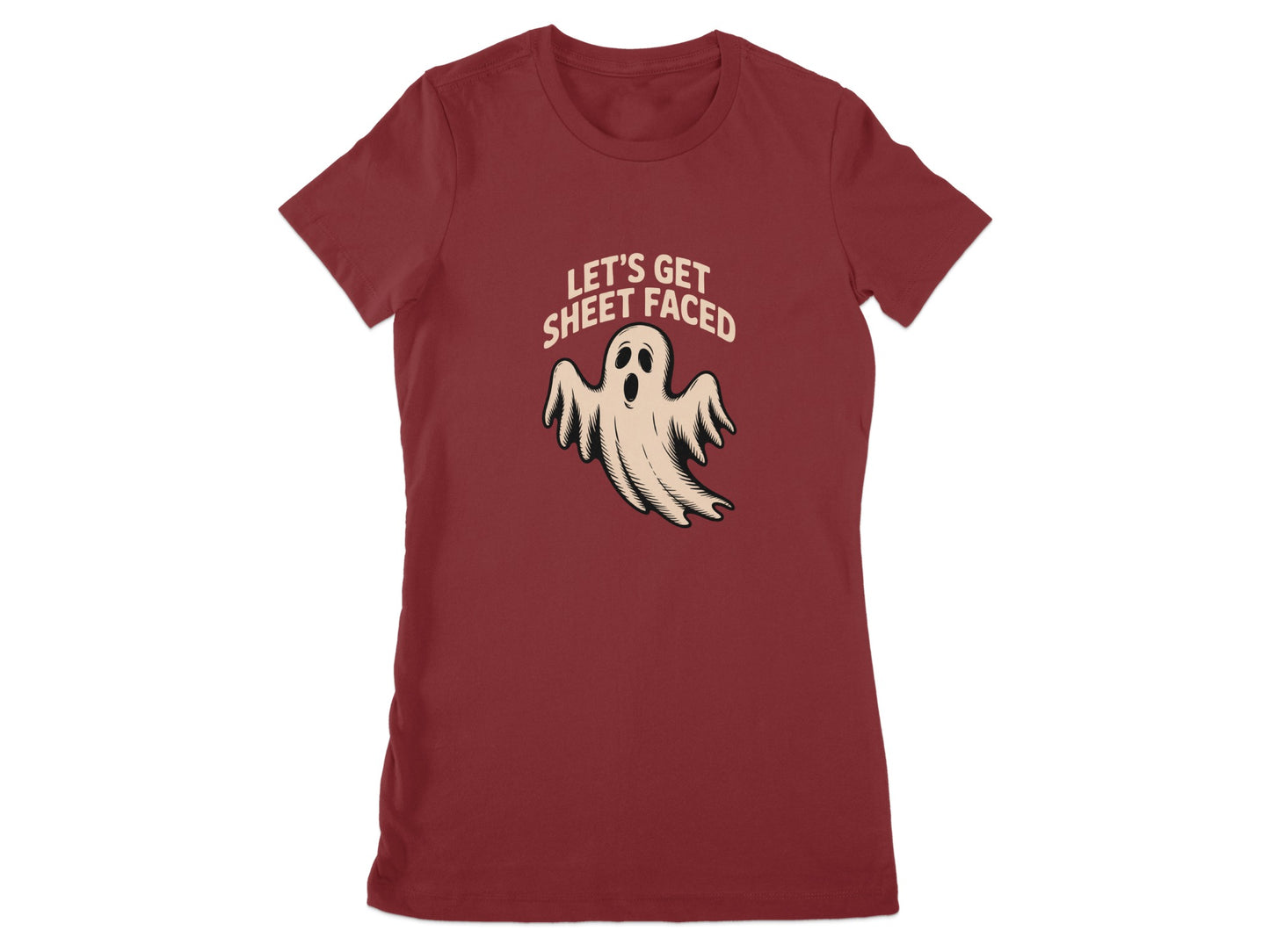 Let's Get Sheet Faced Ghost Graphic Tee product