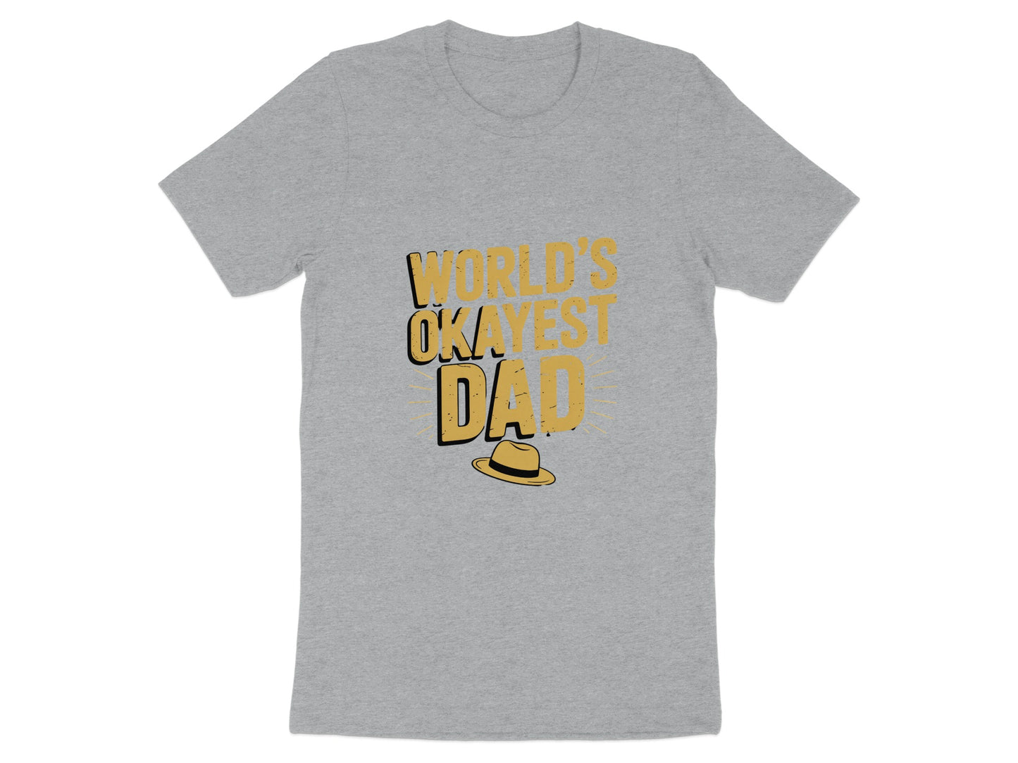 World's Okayest Dad Graphic T-shirt product type