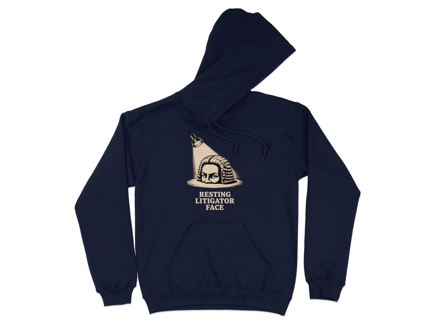 Resting Litigator Face Graphic Hoodie product