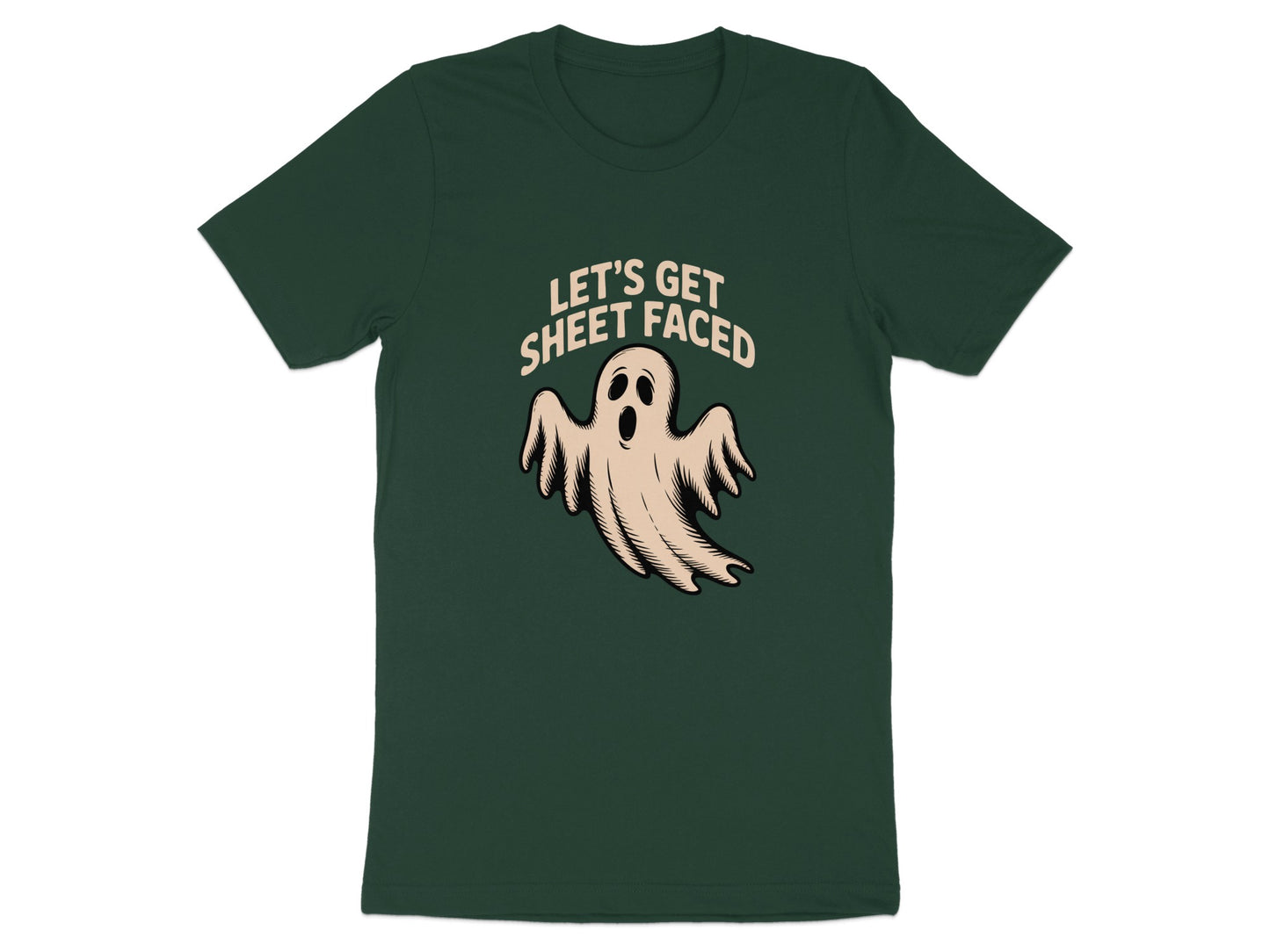 Let's Get Sheet Faced Ghost Graphic Tee product type