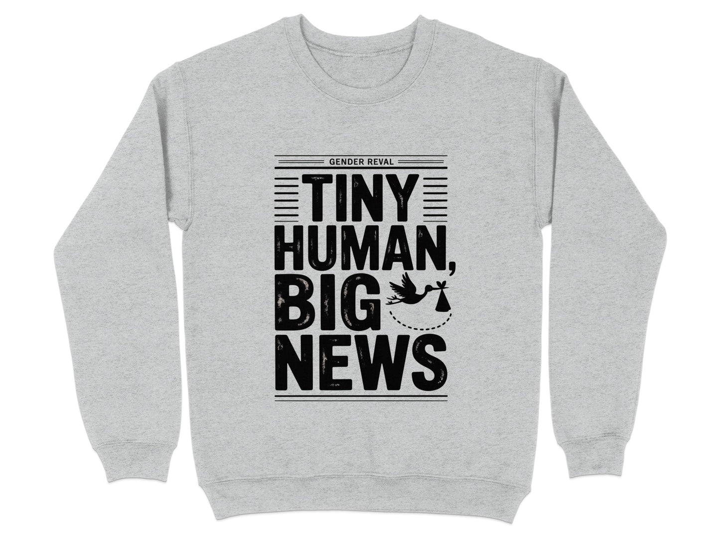 Gender Reveal Tiny Human Big News Shirt product type