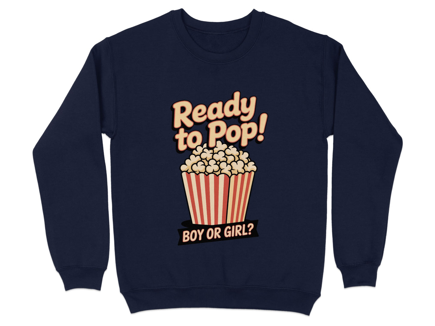 Ready to Pop Boy or Girl Fun Pregnancy Reveal product