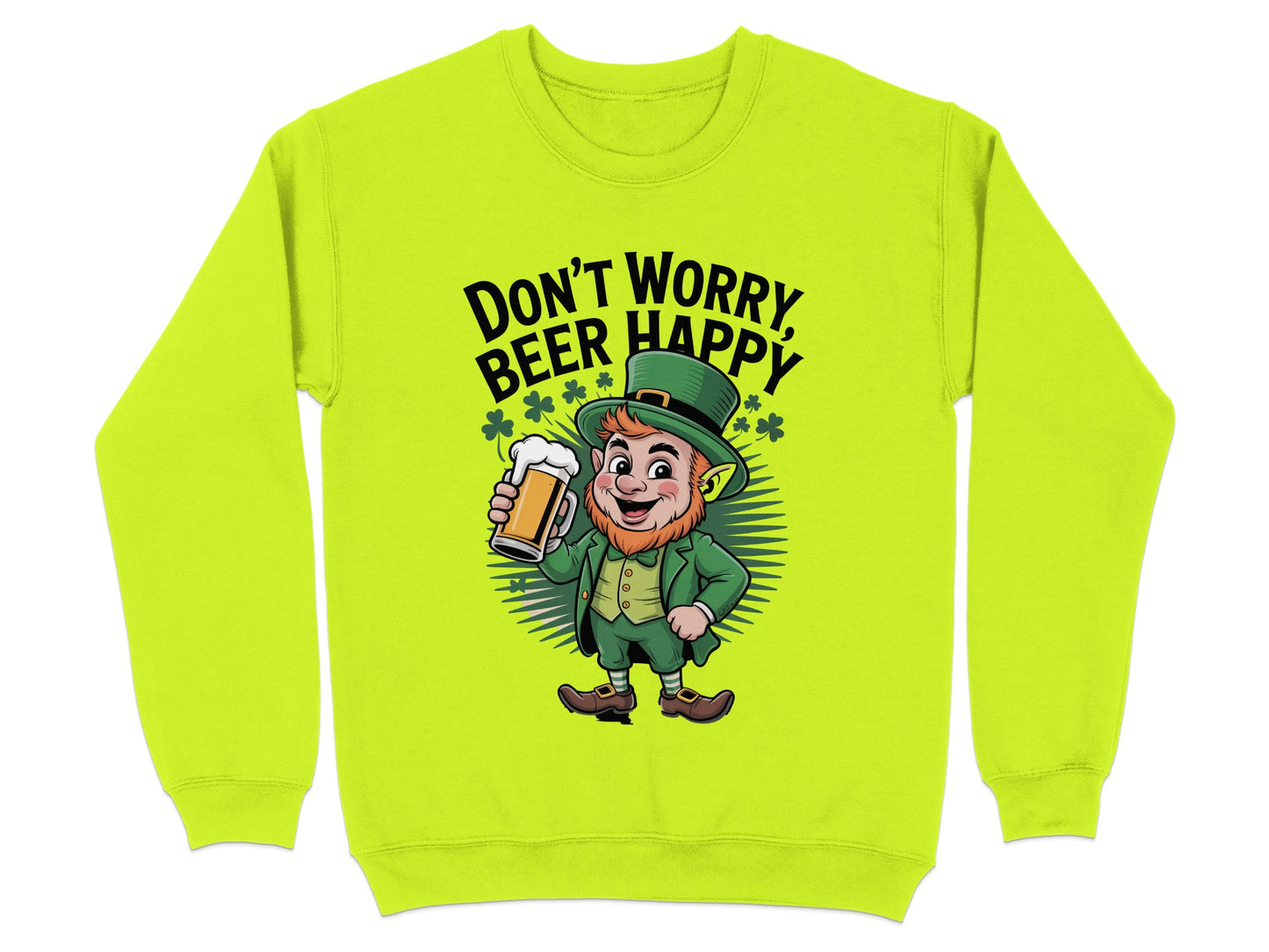 Don't Worry Beer Happy St. Patrick's Day Sweater product