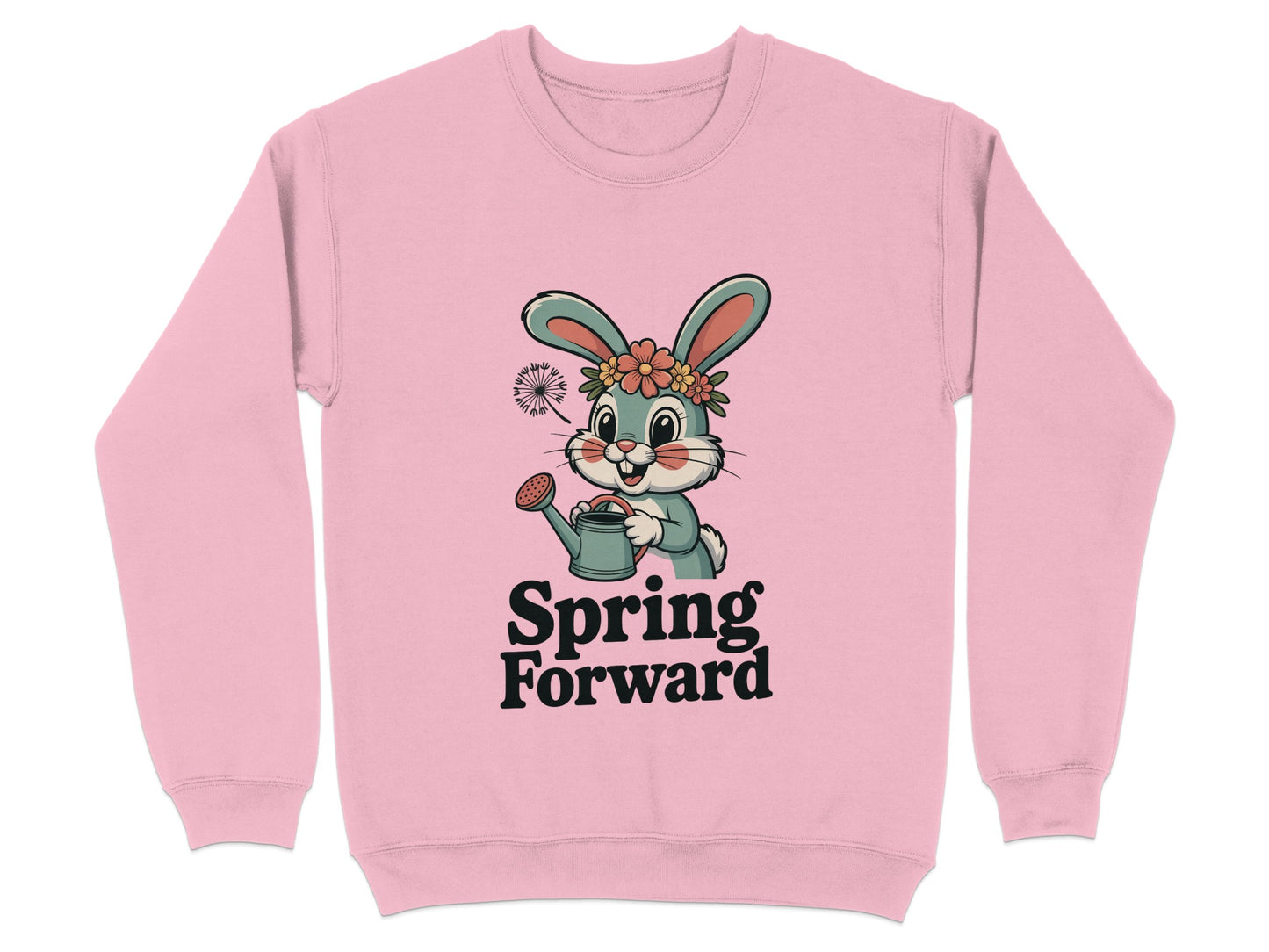 Spring Forward Cute Bunny Graphic Sweatshirt product type