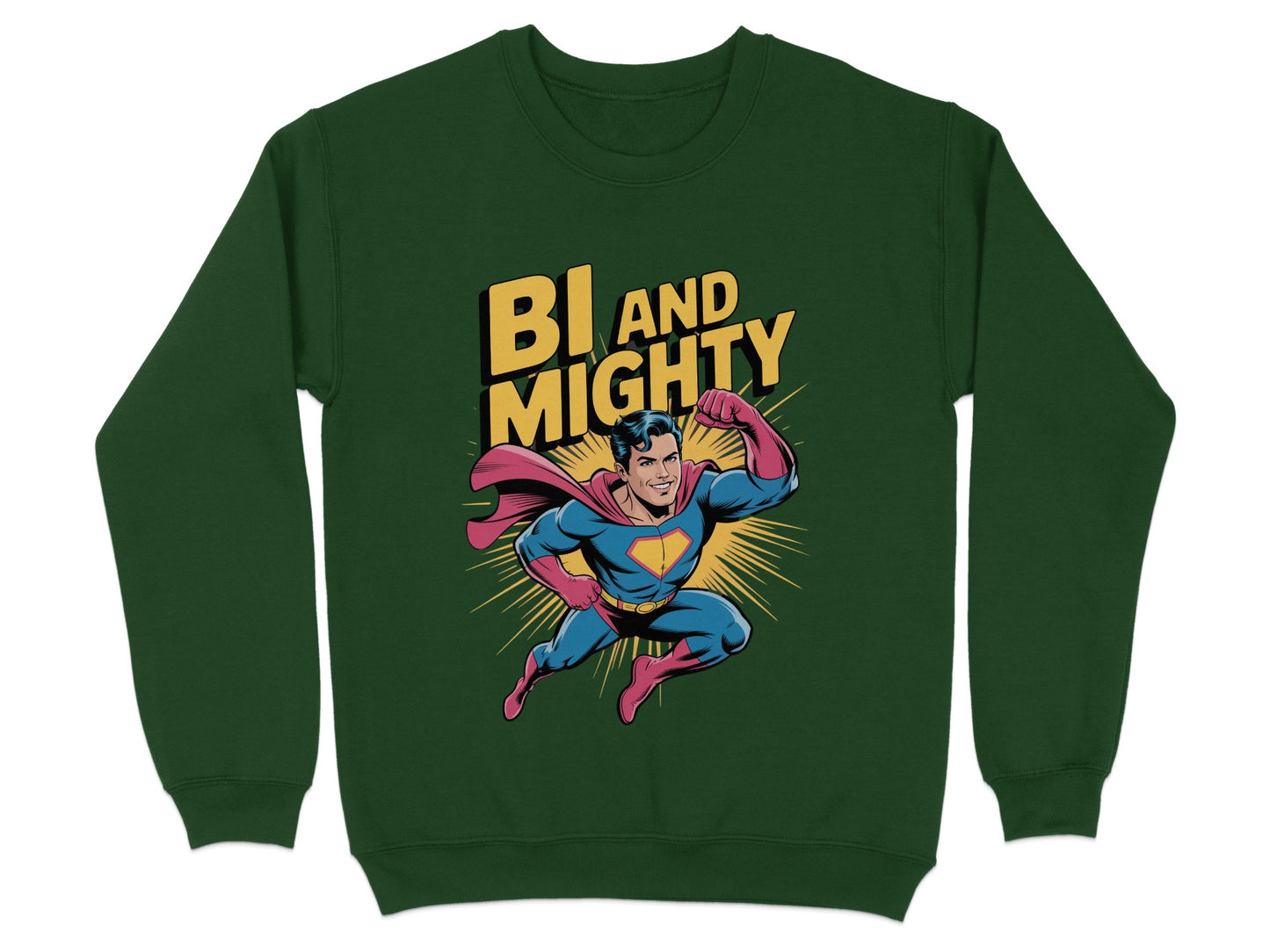 BI AND MIGHTY Superhero Sweatshirt product type