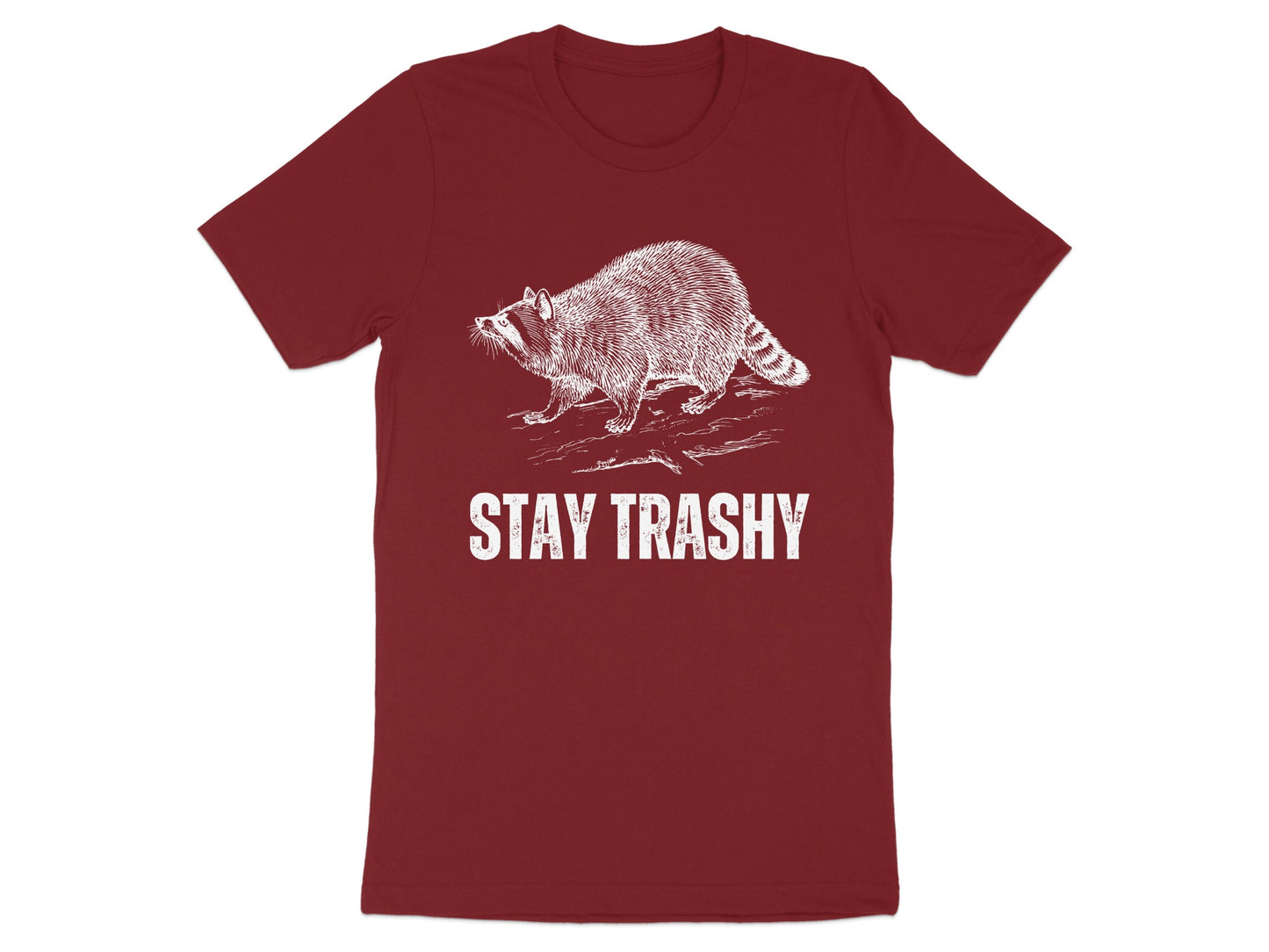 Stay Trashy Raccoon Graphic Design T Shirt product
