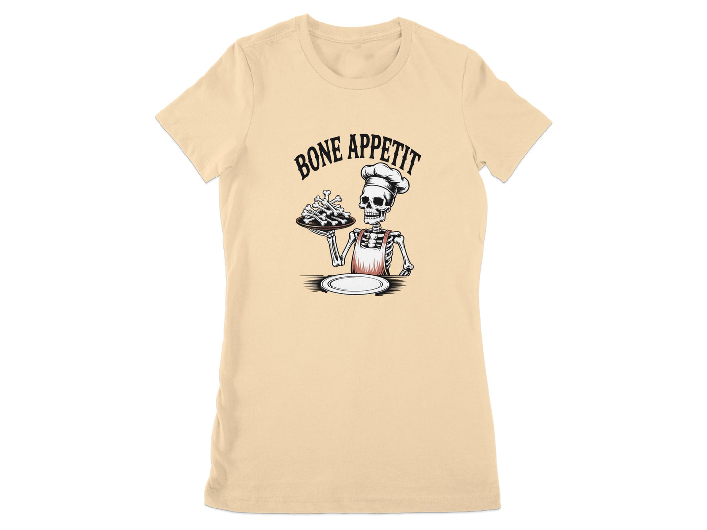 Bone Appetit Design Chef Skeleton Graphic T-shirt product