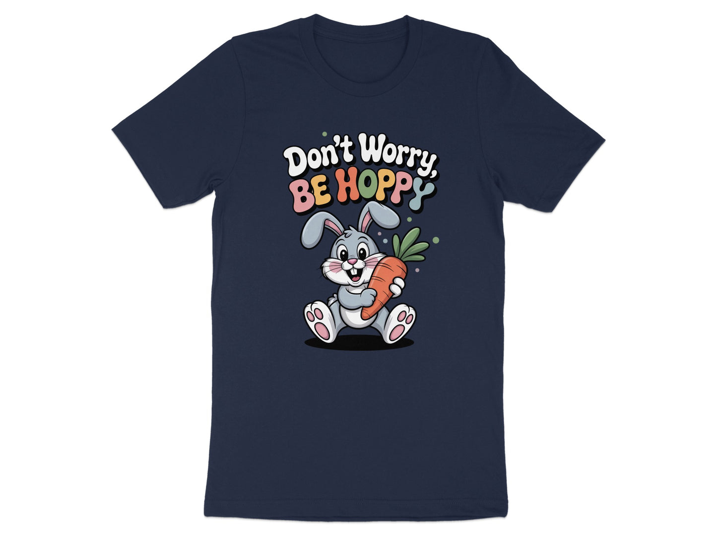 Don't Worry Be Hoppy Bunny Graphic T-shirt product