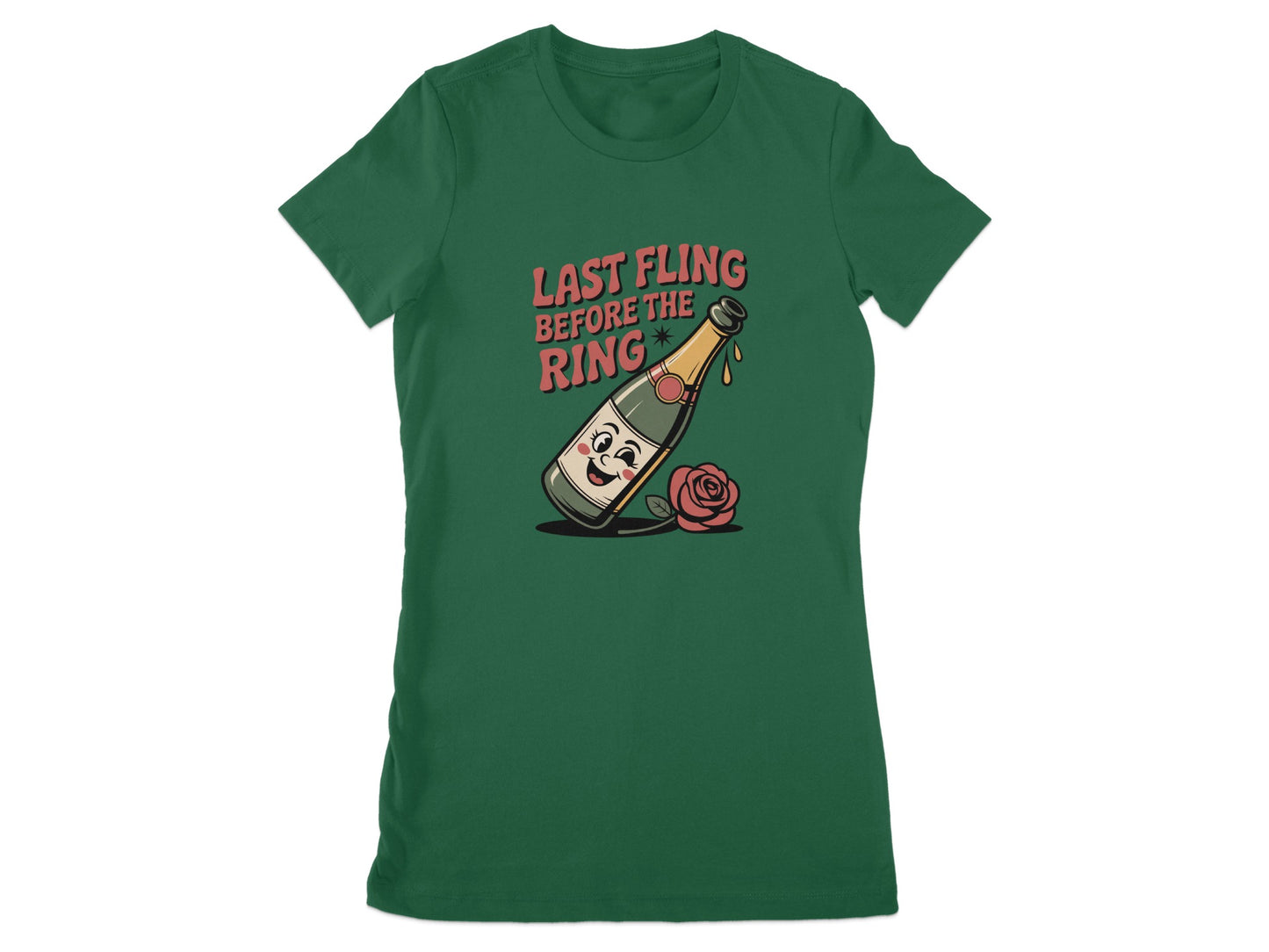 Last Fling Before The Ring Graphic T-shirt product type