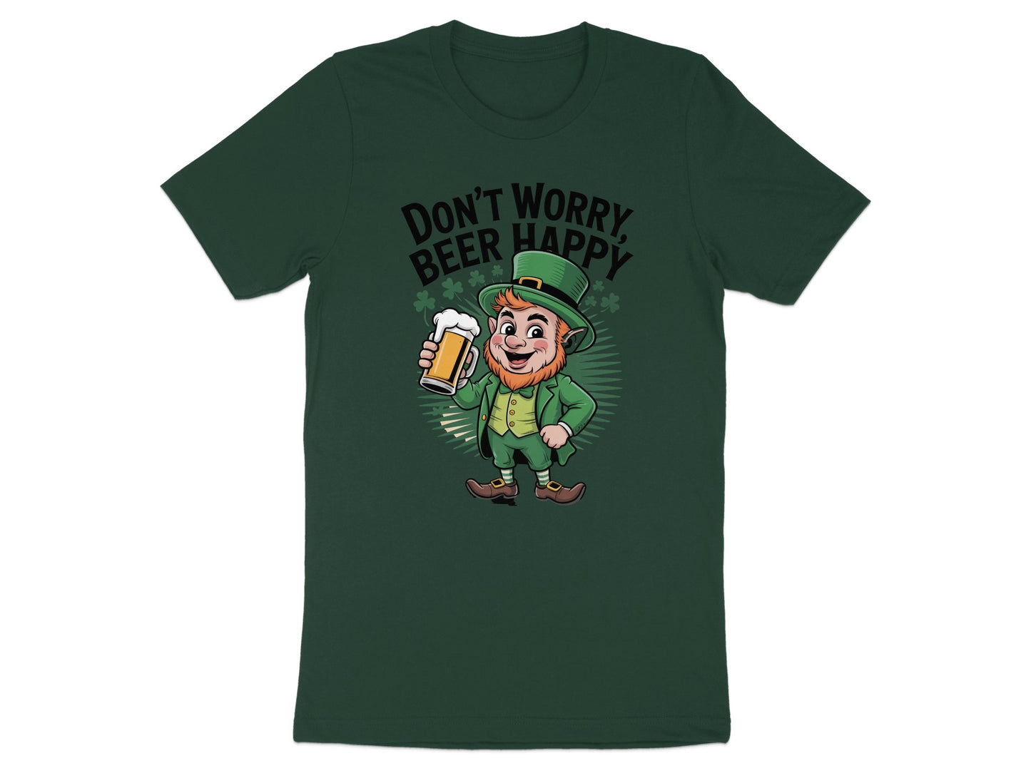 Don't Worry Beer Happy Graphic T-shirt Product