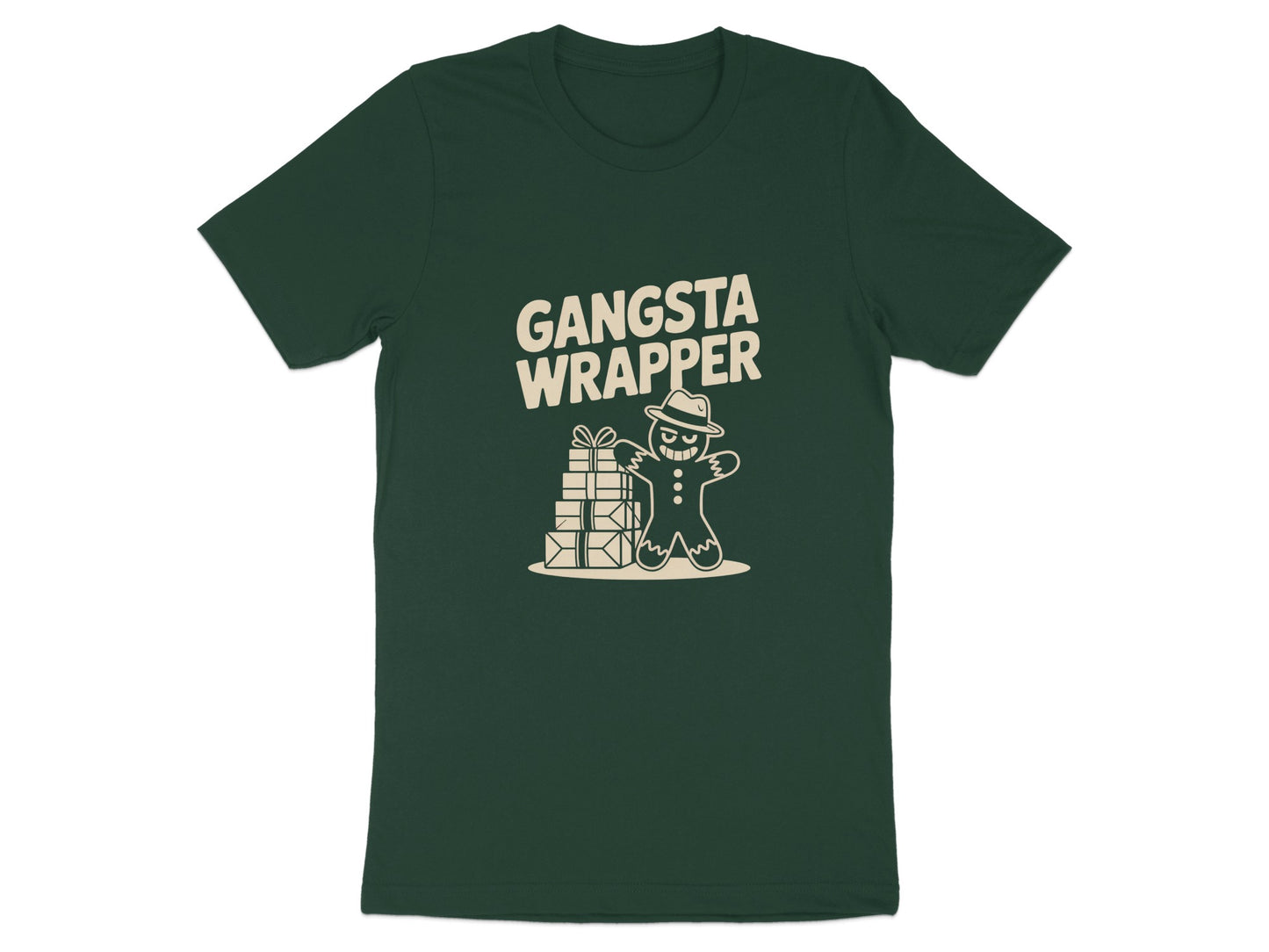Gangsta Wrapper Graphic Tee Shirt Fun Fashion T-Shirt product type