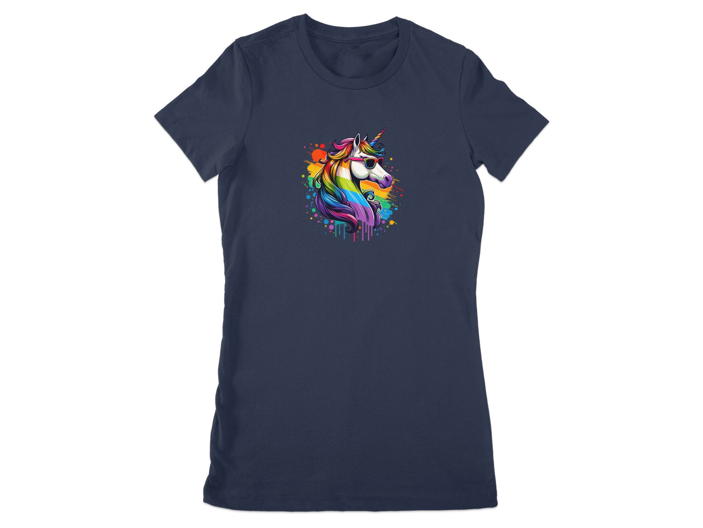 Colorful Unicorn Graphic T-Shirt for Fun Product