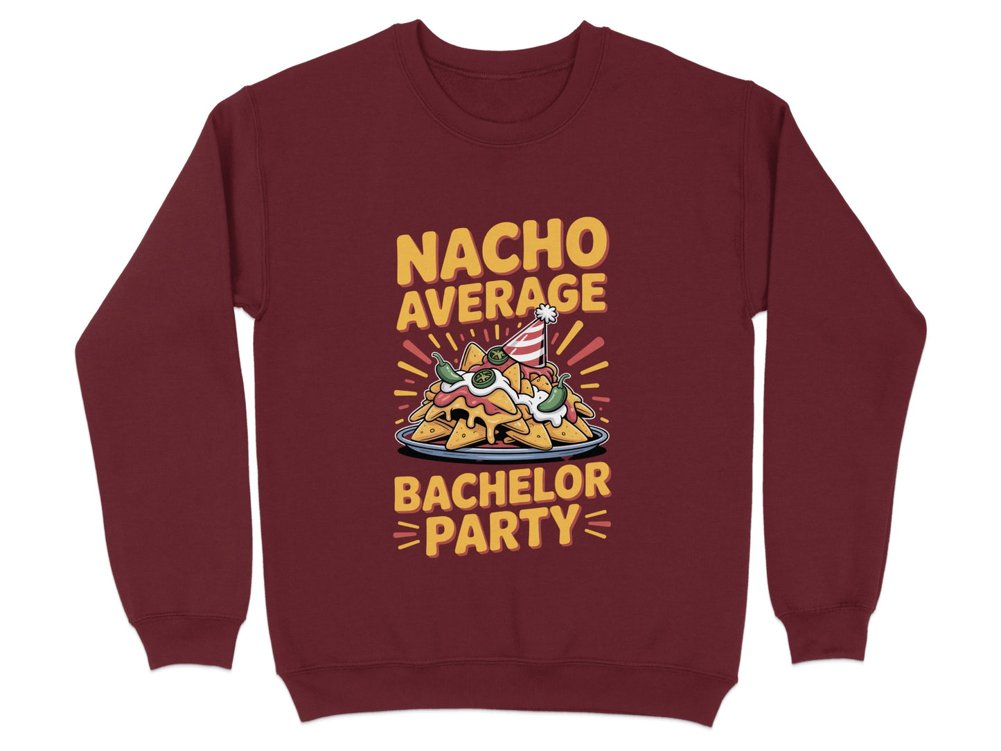 Nacho Average Bachelor Party Graphic Sweater product type