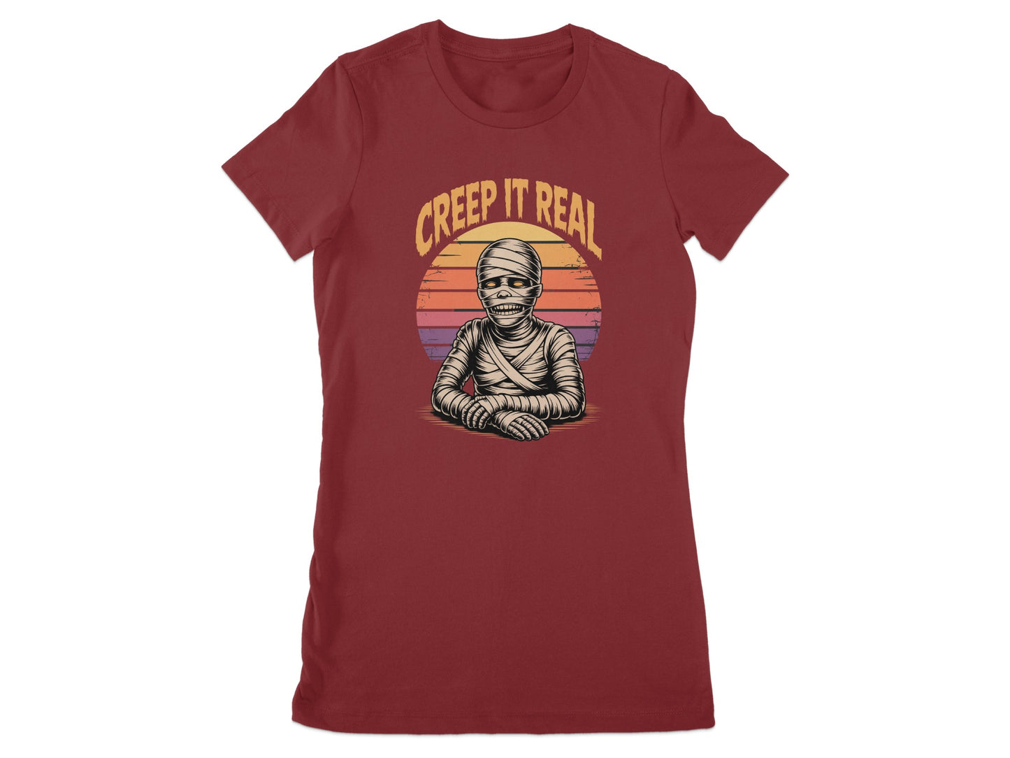 Creep It Real Sunset Mummy Graphic T-Shirt product