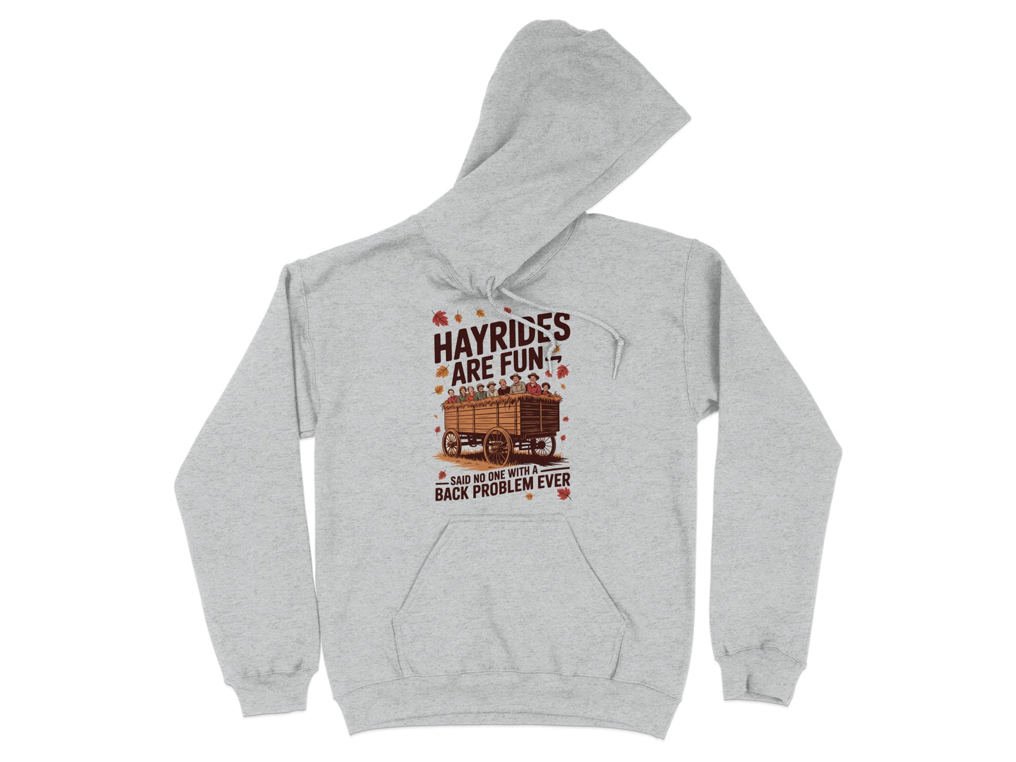 Hayrides are Fun Back Problem Ever Hoodie product