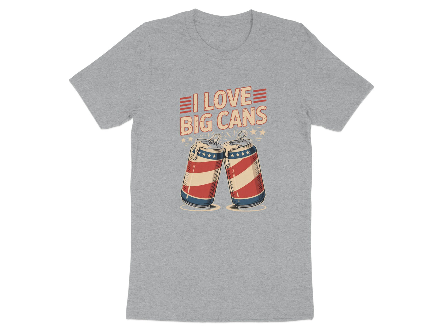 I Love Big Cans Retro Beverage Graphic Shirt product