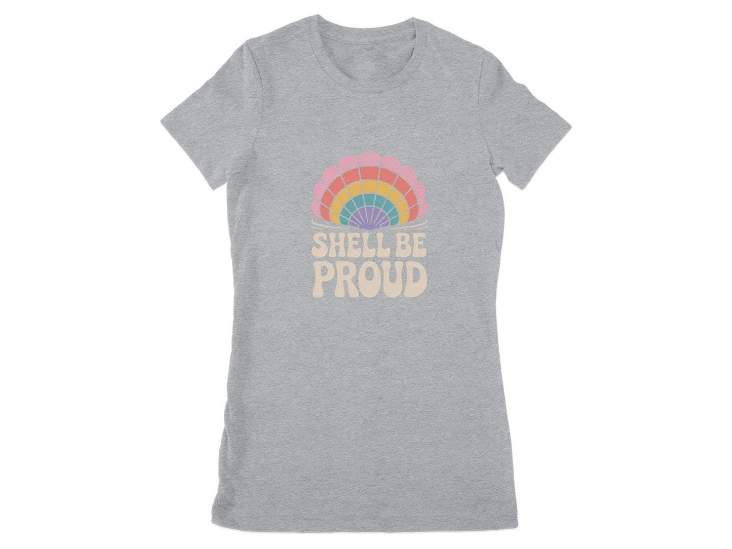 Shell Be Proud Rainbow Shell Graphic Tee product type