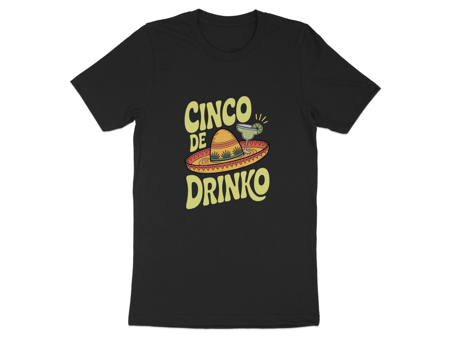 Fun Cinco De Drinko Sombrero Graphic T-Shirt product