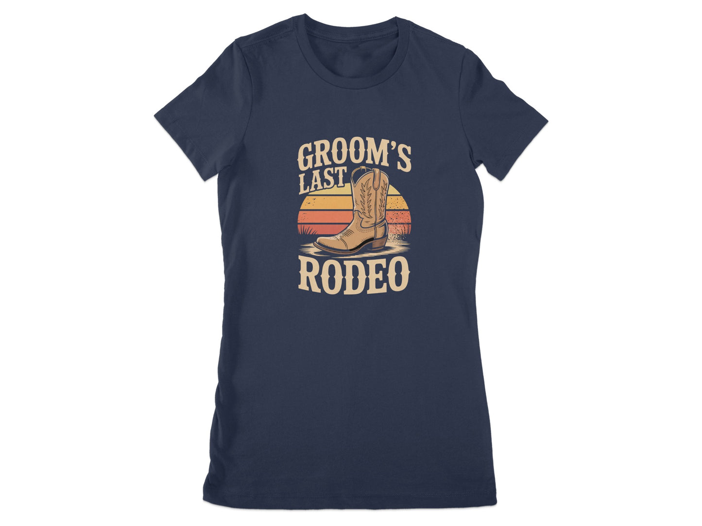 Groom's Last Rodeo Graphic Women's T-Shirt product type