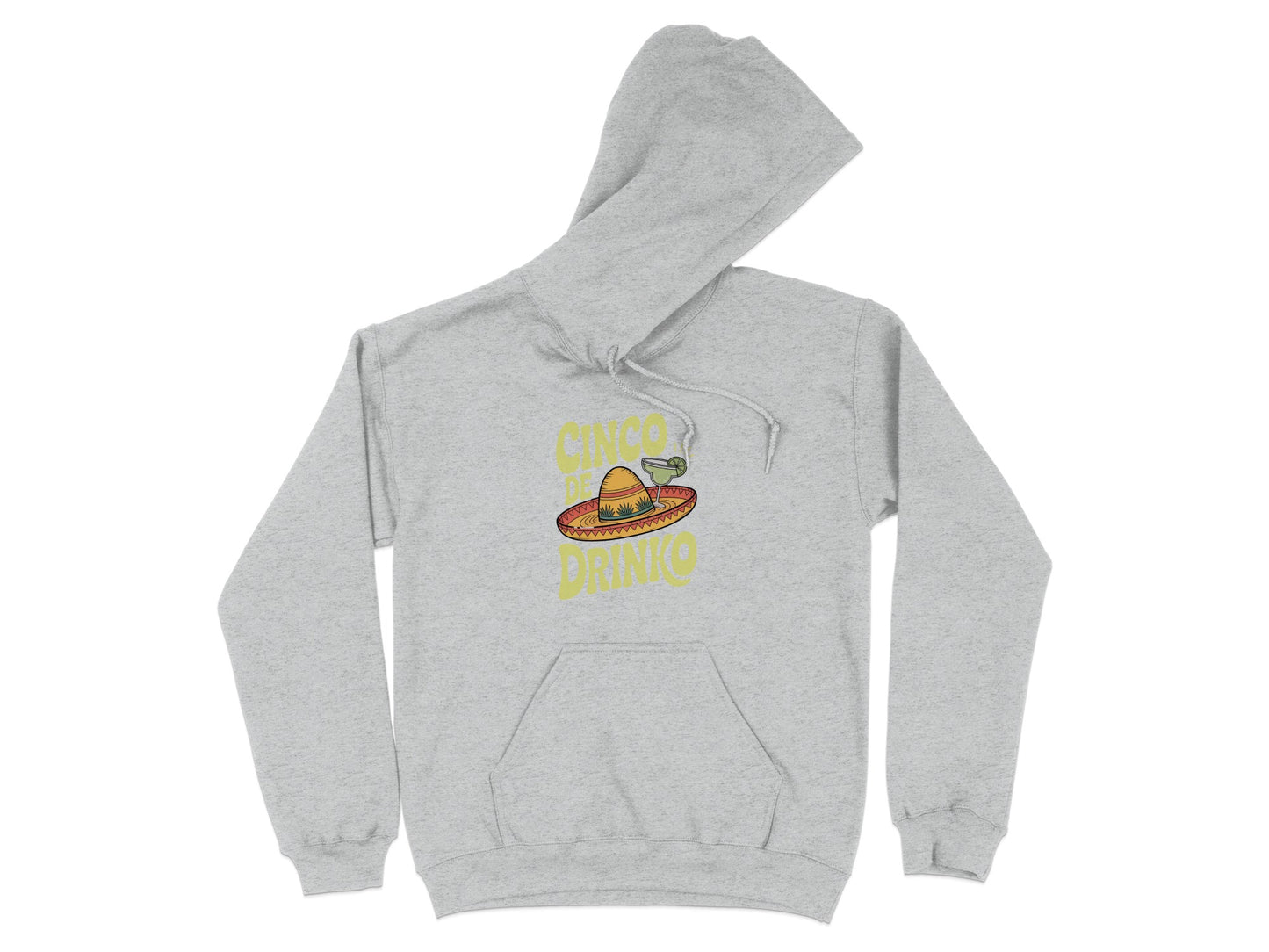 Cinco De Drinko Graphic Grey Hoodie product