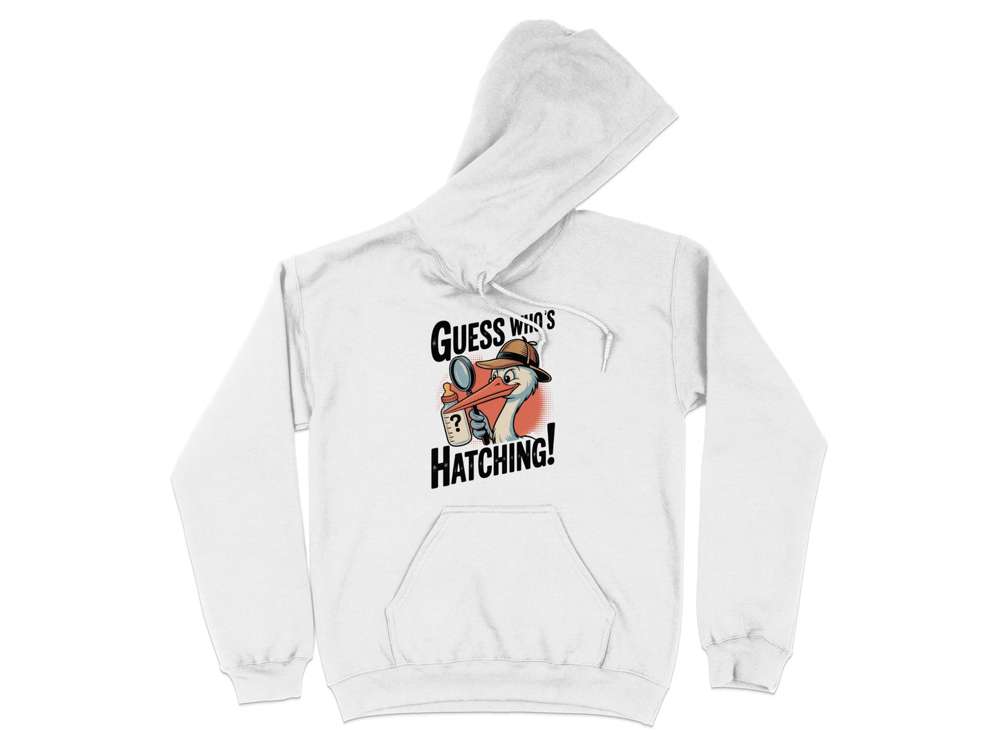 Guess Who's Hatching Cartoon Graphic Hoodie product type
