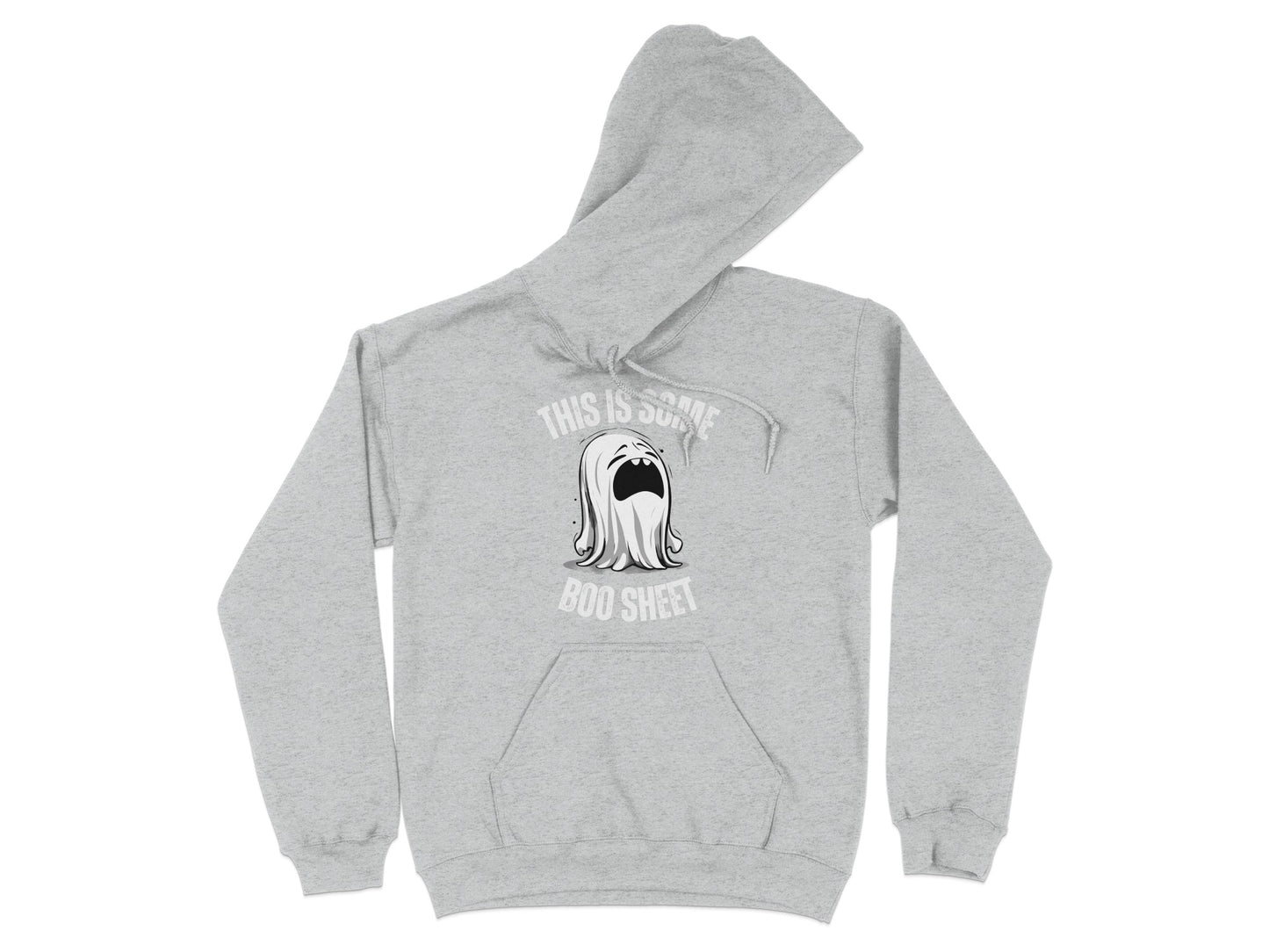 Funny Boo Sheet Ghost Grey Hoodie product