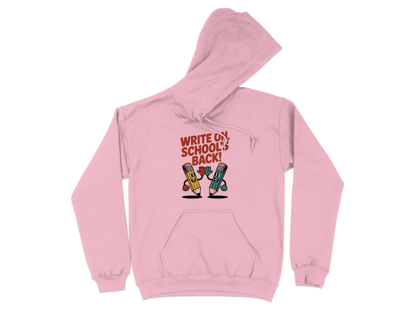 Write On School's Back Graphic Hoodie product type