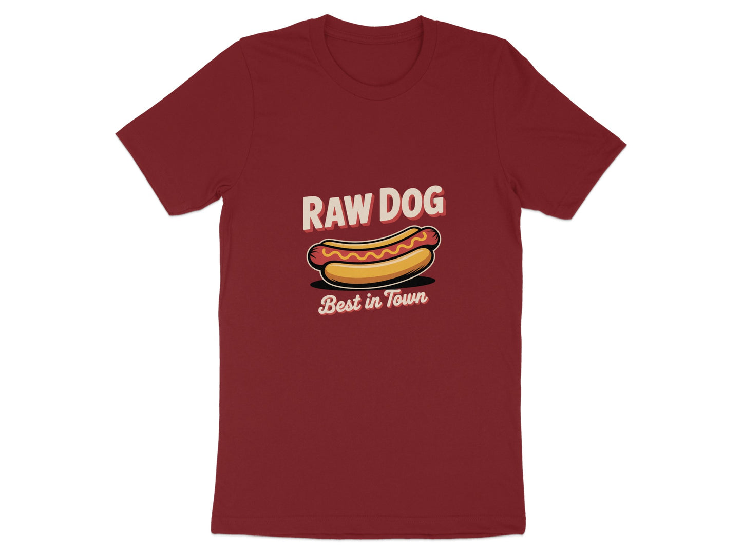 Best in Town Raw Dog Graphic T-Shirt product type