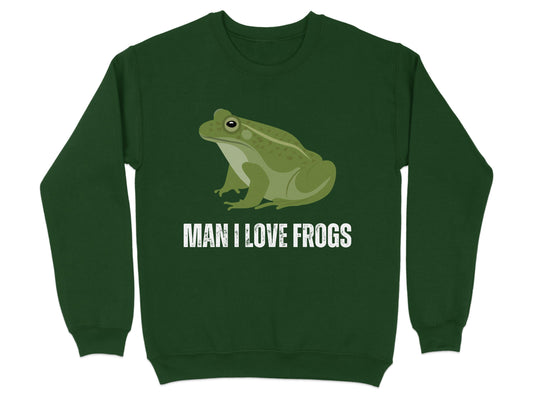 Man I Love Frogs Graphic Sweatshirt product type
