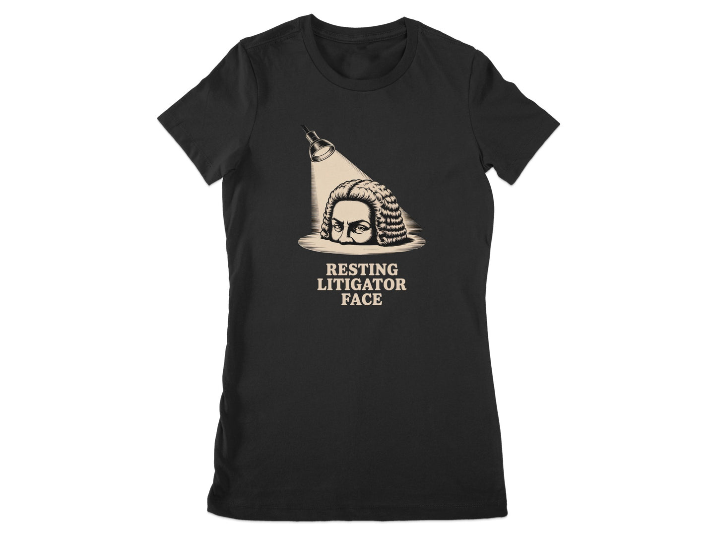 Resting Litigator Face Graphic Women's T-Shirt product