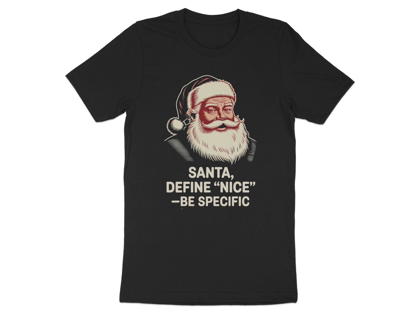 Santa Define Nice Be Specific T-shirt product