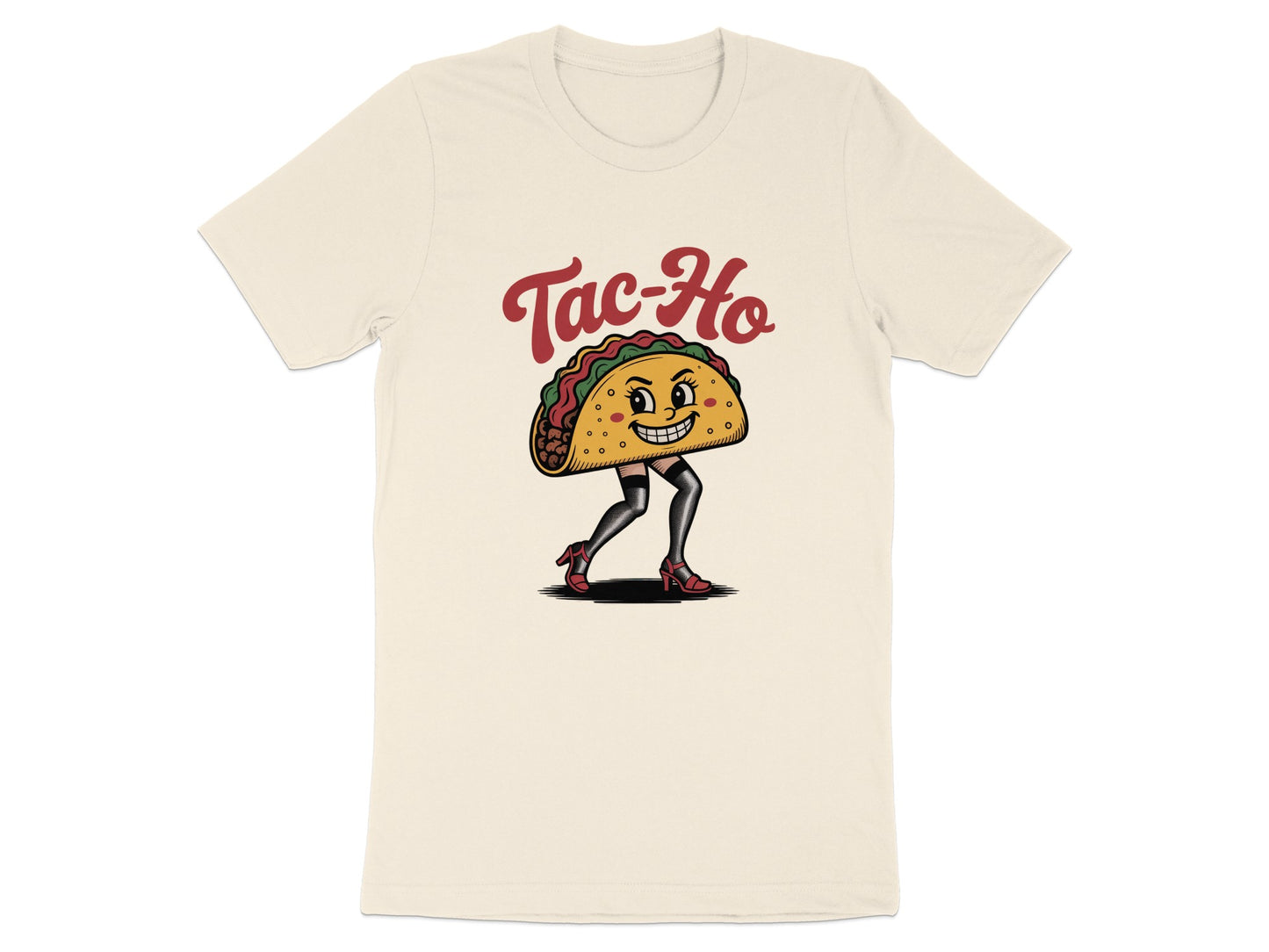 Tac-Ho Smiling Taco Character Graphic Tee product