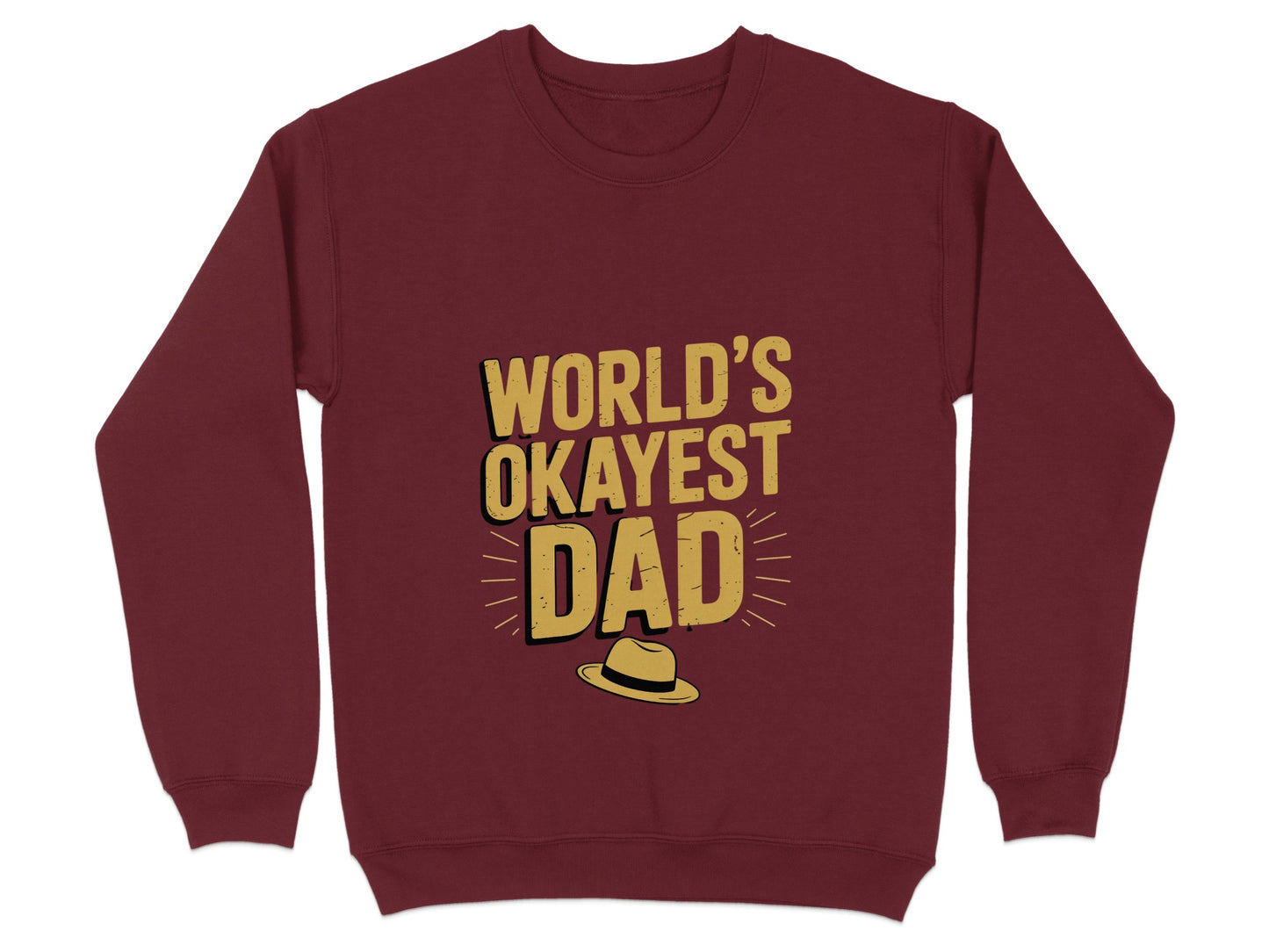 World's Okayest Dad Graphic Sweatshirt product type