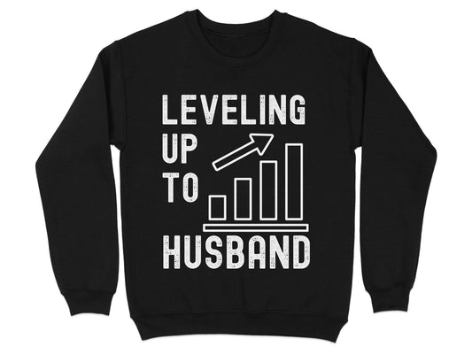 Leveling Up To Husband Graphic Sweatshirt product type