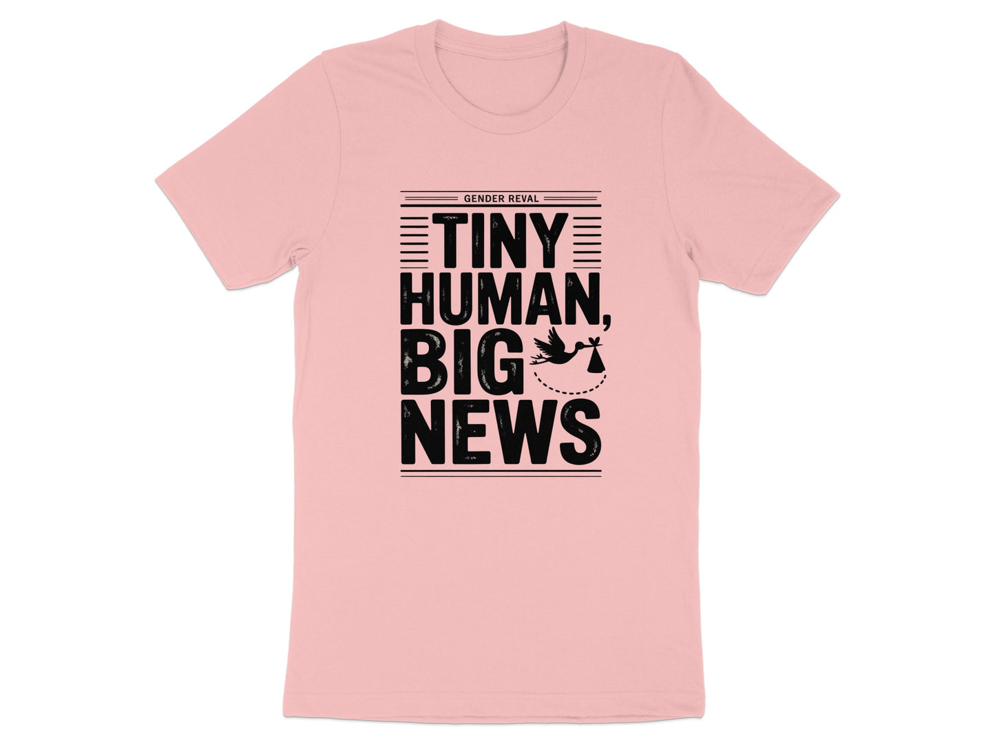 Gender Reveal Tiny Human Big News T-shirt product