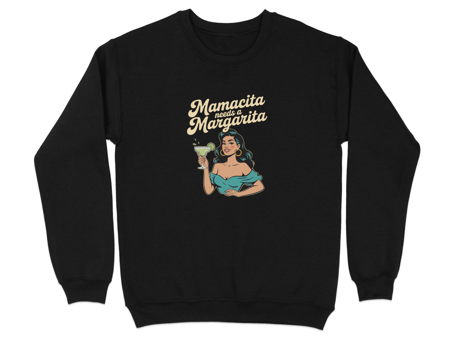 Mamacita Needs a Margarita Graphic Sweatshirt product