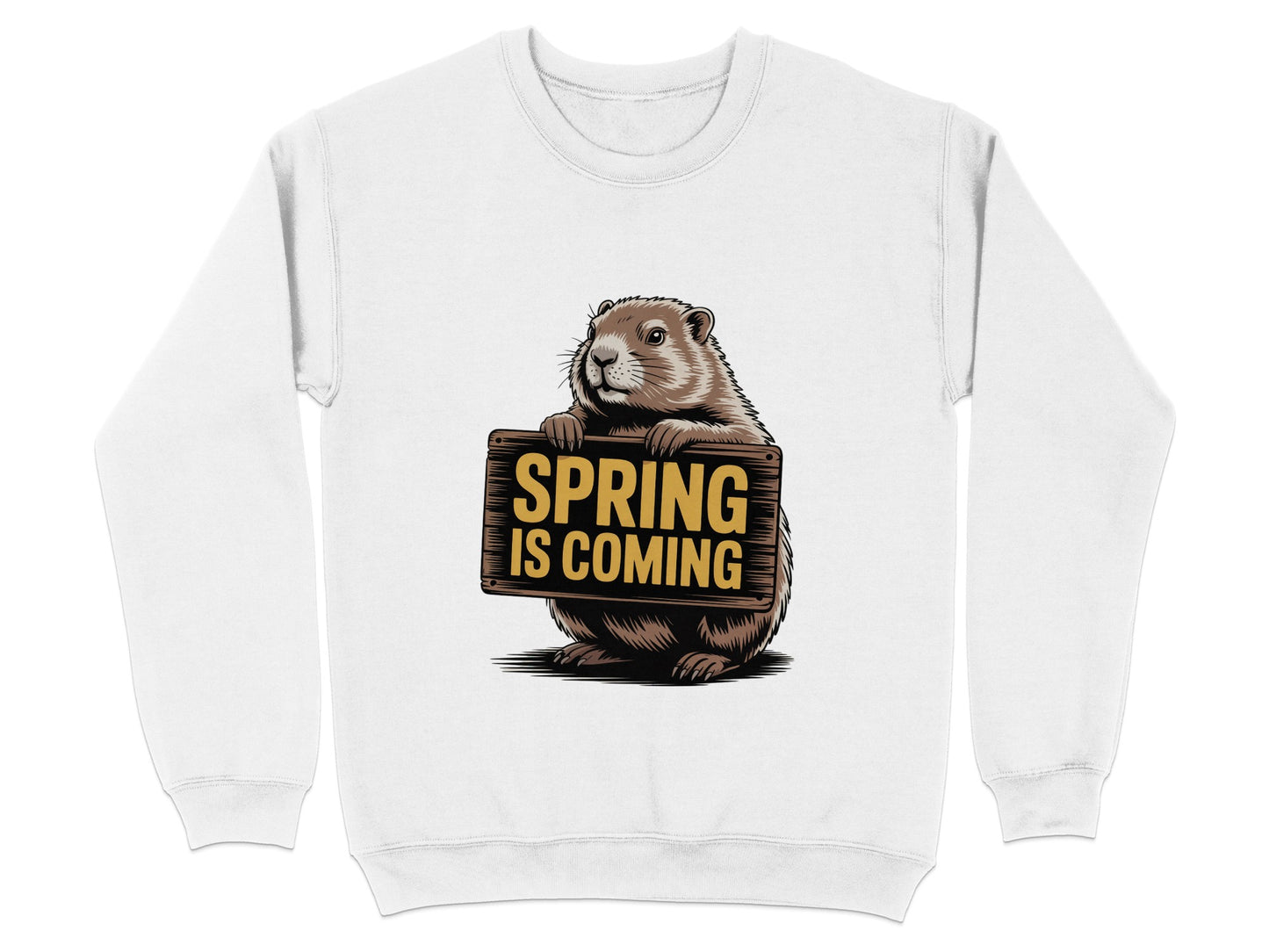 Spring Is Coming Groundhog Sweatshirt product