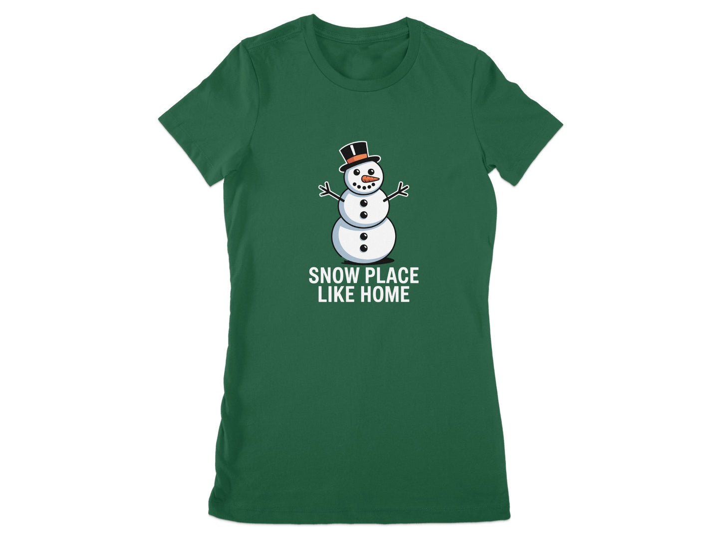 Snow Place Like Home Holiday Snowman graphic product