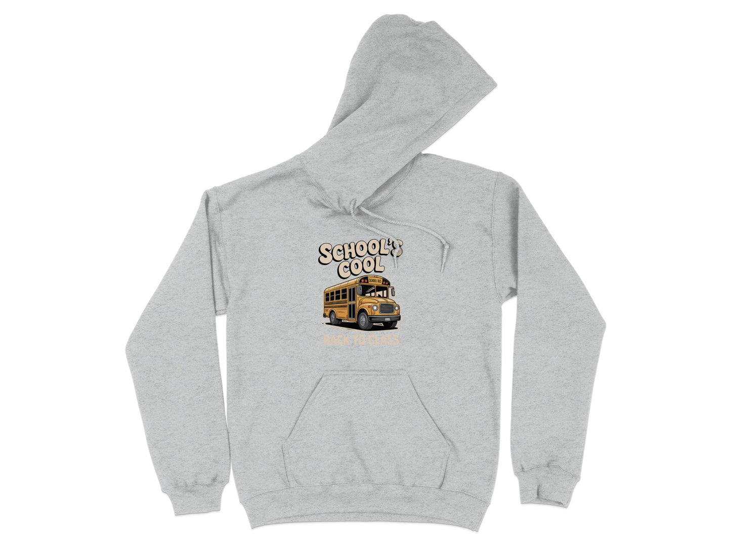 School's Cool Graphic Grey Hoodie product type