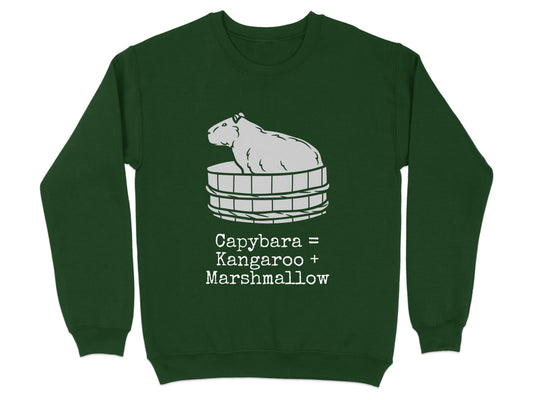 Capybara Kangaroo Marshmallow Graphic Sweatshirt product type
