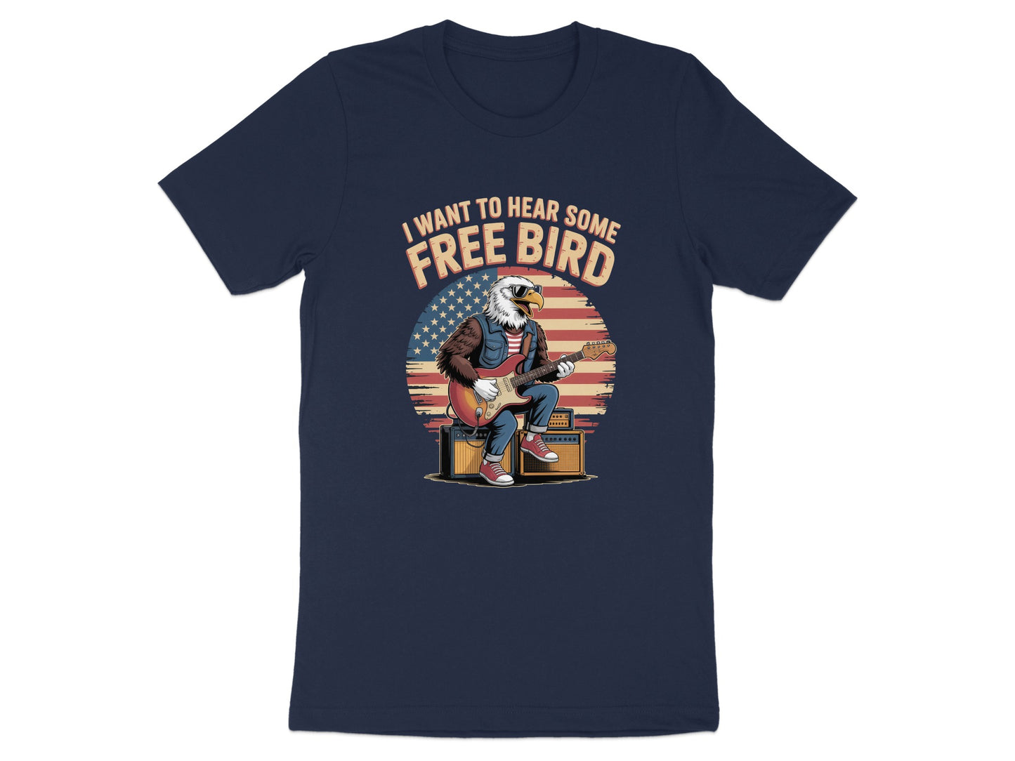 I Want to Hear Some Free Bird Eagle Design Shirt product