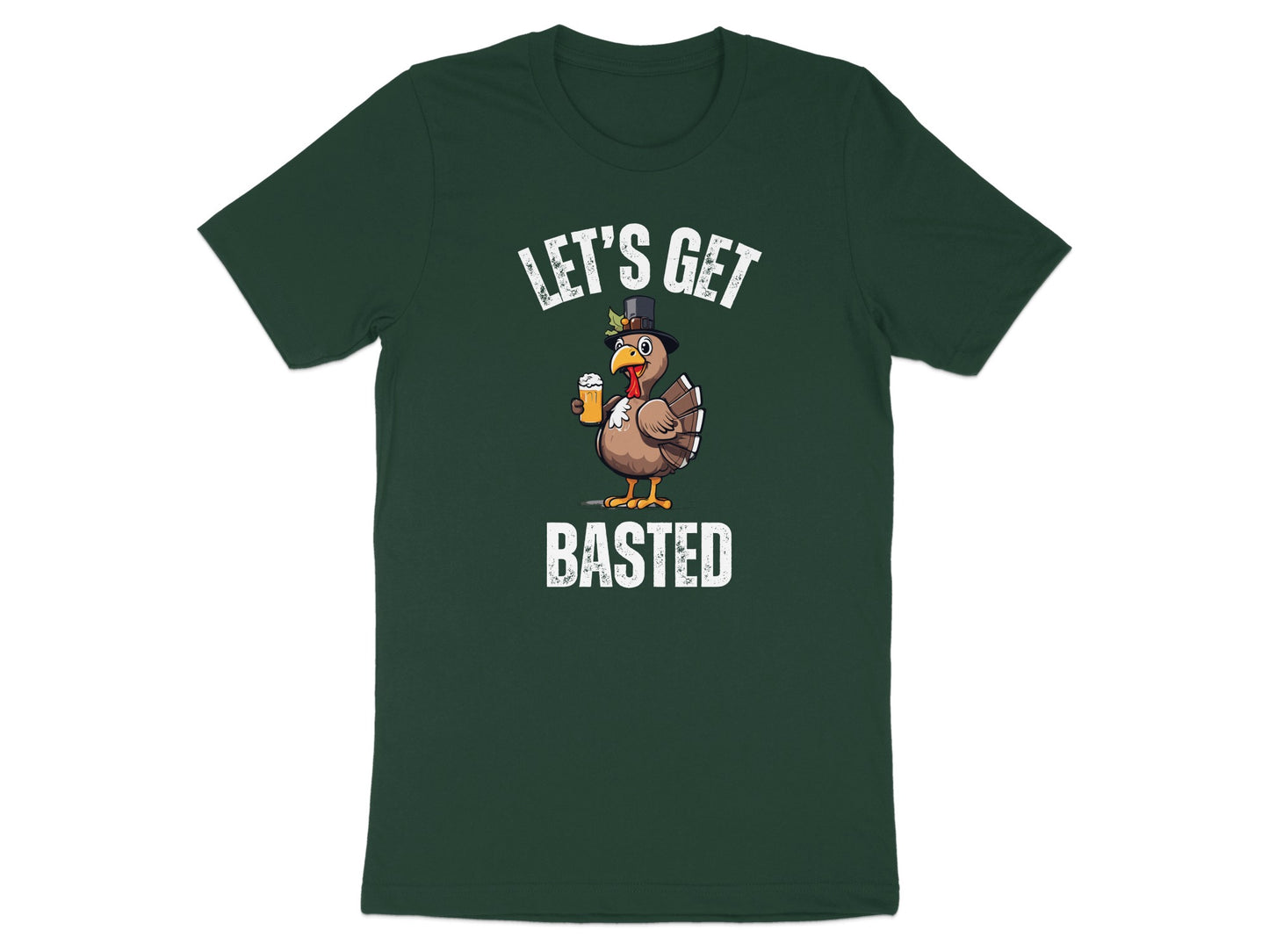 Let's Get Basted Thanksgiving T-shirt product type