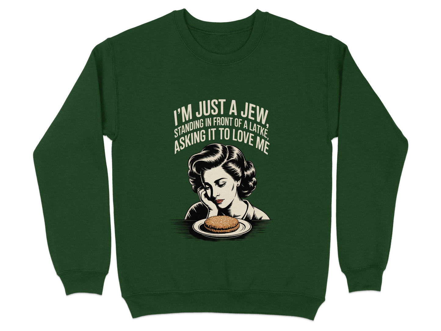 I'm Just A Jew Standing In Front Of A Latke Sweater
