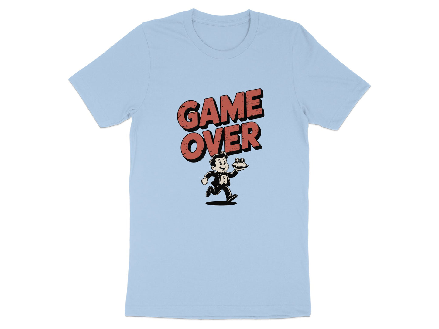 Game Over Graphic Tee with Retro Character product type