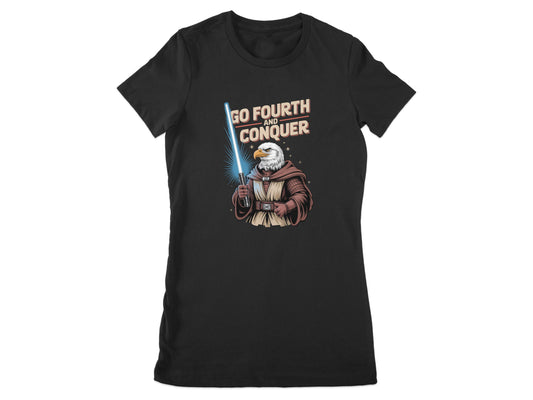 Go Fourth and Conquer Eagle Jedi T-shirt product