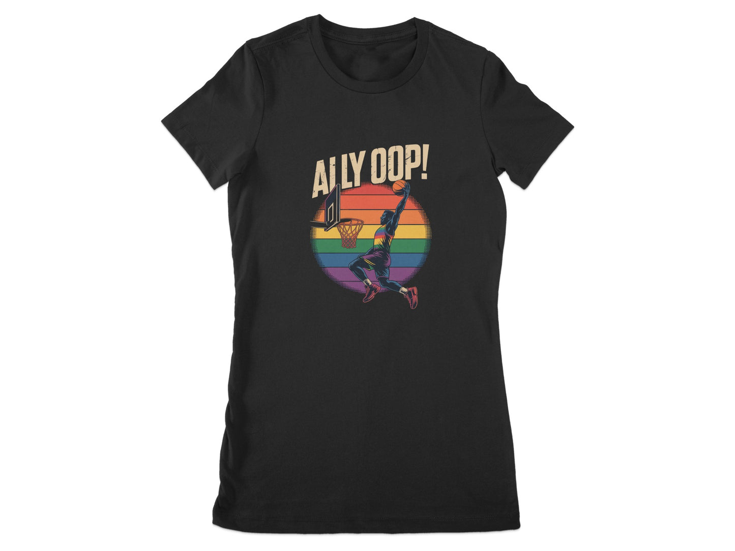 Alley Oop Rainbow Basketball Graphic Shirt product