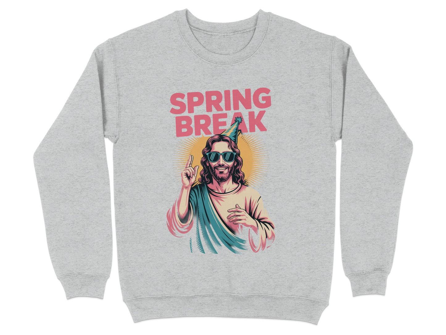 Spring Break Jesus Graphic Sweatshirt product