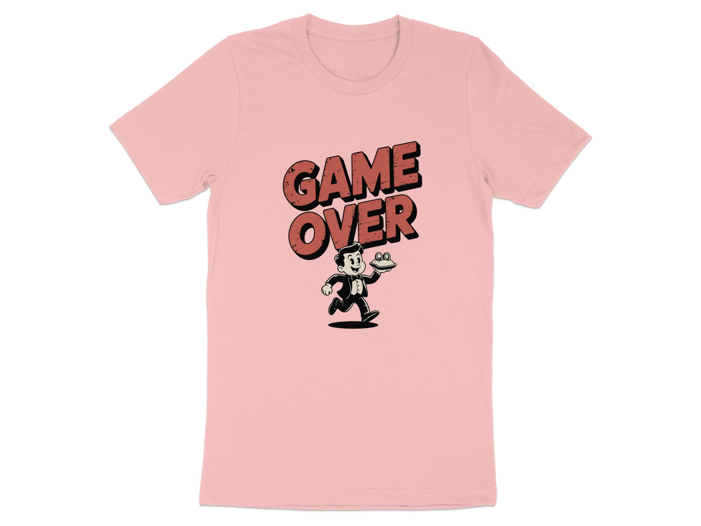 Game Over Graphic Pink Casual Wear T-shirt product