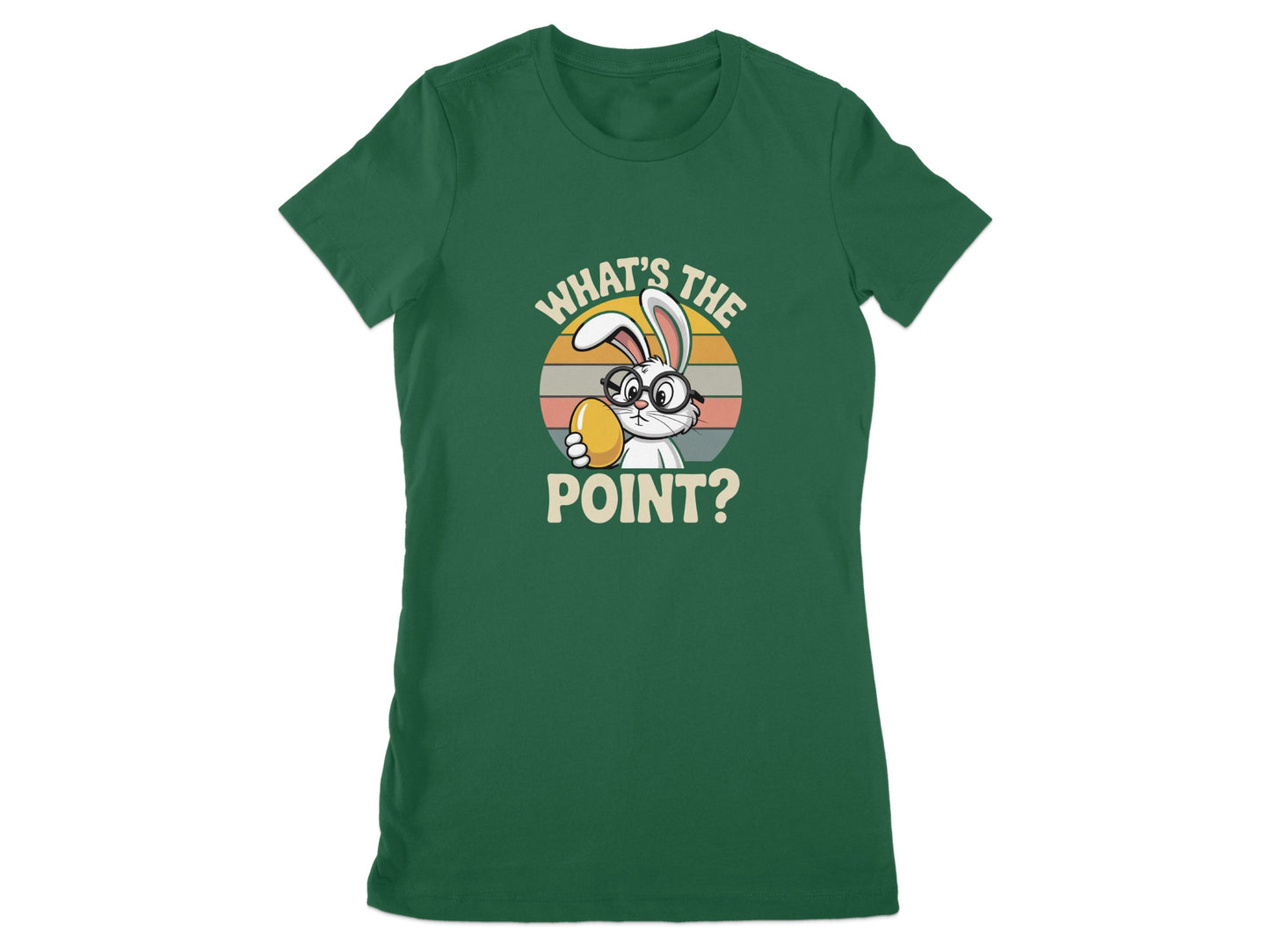 What's The Point Funny Rabbit Design T-shirt product