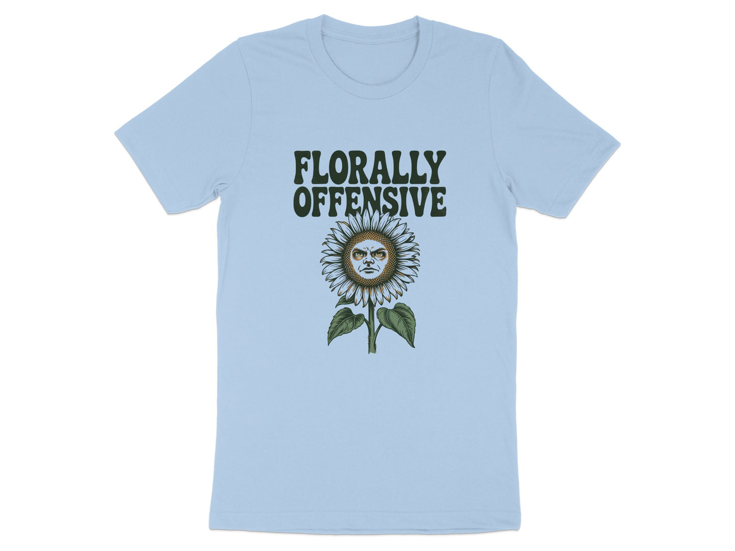 Florally Offensive Graphic Printed T-shirt product